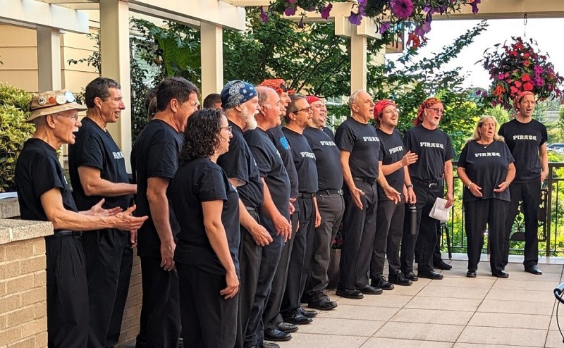 Seattle SeaChordsmen Barbershop Chorus. Traveling Road Show, July 2023