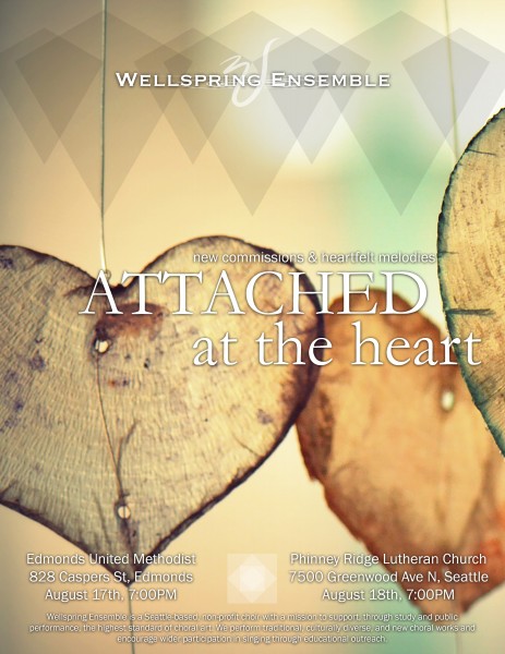 Attached at the Heart. Attached at the Heart: New Commissions and Heartfelt Melodies