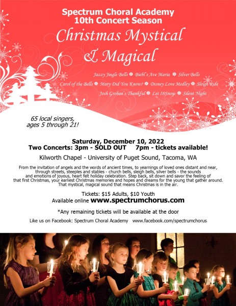 Christmas Mystical & Magical. Spectrum Christmas Concert 2022