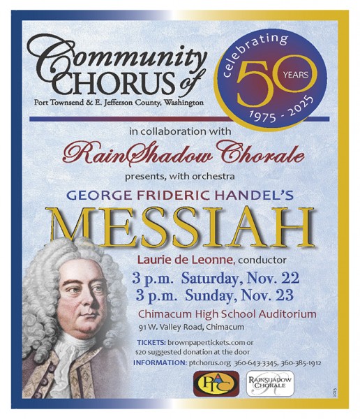 Handel's Messiah. Poster art by Kathy Busic