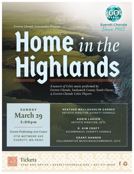 Home in the Highlands. Snohomish County Youth Chorus and Everett Chorale