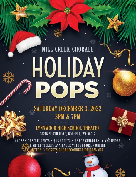 Mill Creek Chorale Holiday Pops!