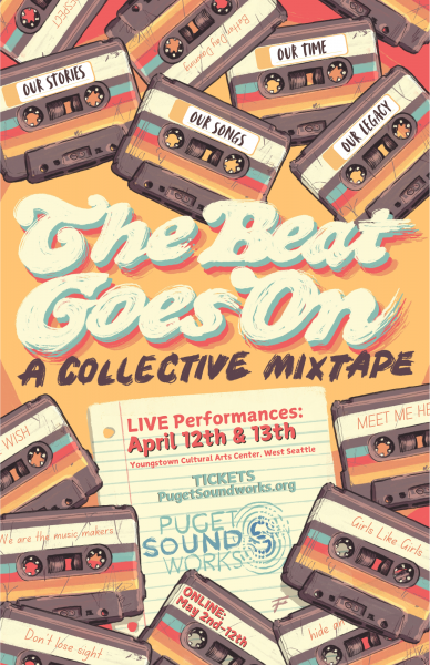 "The Beat Goes On: A Collective Mixtape". Designed by: Freyja Whitney