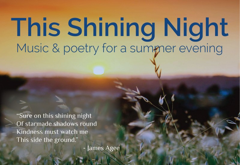 This Shining Night/Music & Poetry for a Summer Eve. Morten Lauridsen, composer of Nocturnes