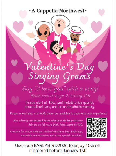 Valentine's Day Singing Grams. Valentine's Day Singing Grams
