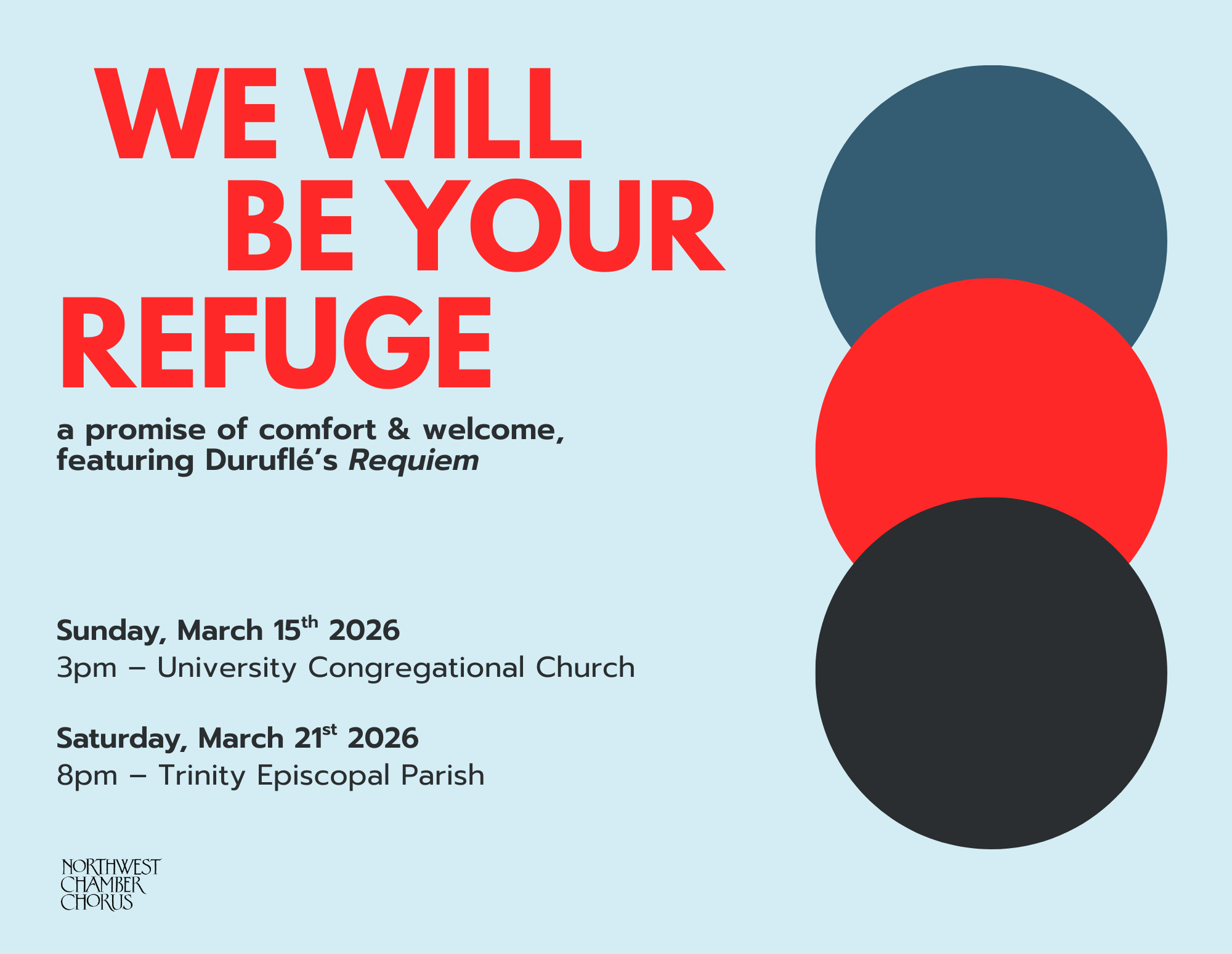 We will be your refuge