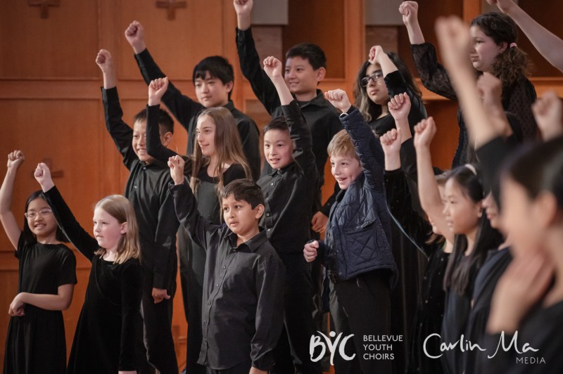 Bellevue Youth Choirs. Carlin Ma Photography