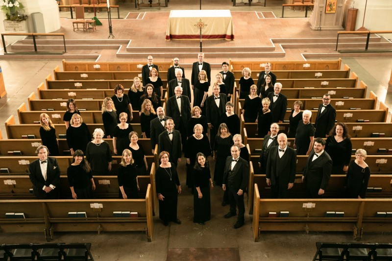 Seattle Choral Company. The Seattle Choral Company is a Resident Artist at Saint Mark's Cathedral. Photo by Danielle Barnum.